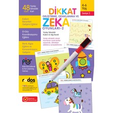 Piar Kids / Dikkat Geliştirme Odaklanma ve Zeka Oyunları /Seviye 2/ 4-6 Yaş