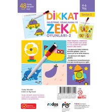 Piar Kids / Dikkat Geliştirme Odaklanma ve Zeka Oyunları /Seviye 2/ 4-6 Yaş