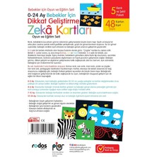 Piar Kids / 0-24 Ay Bebekler Için Dikkat Geliştirme ve Zeka Kartları Oyun ve Eğitim Seti