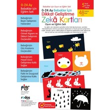 Piar Kids / 0-24 Ay Bebekler Için Dikkat Geliştirme ve Zeka Kartları Oyun ve Eğitim Seti