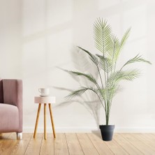 Nettenevime Yapay Ağaç Areka Ağacı Palmiye Ağacı Salon Bitkisi Yapay Areka 130 cm 12 Yaprak