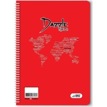 Umut 120 Yaprak Çizgili Spiralli Plastik Kapak Defter A4 Boy