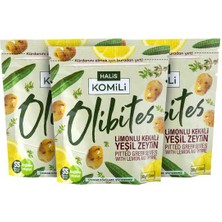 Komili Olibites Limonlu Kekikli Çekirdeksiz Yeşil Zeytin 3X30G