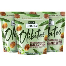 Komili Olibites Çekirdeksiz Izgara Yeşil Zeytin 3X30G