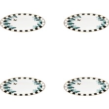 Porland Palms Kayık Tabak 32cm 4'lü 04ALM005389