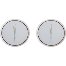 Porland Botanical Desen Düz Tabak 21cm 2'li 04ALM005042