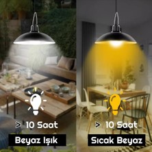 Exeo Solar LED Aydınlatma Güneş Enerjili Şarjlı Lamba Beyaz