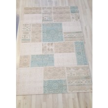 Tıffany Frezya Halı 2130 Yesıl Beyaz 3.45 M2