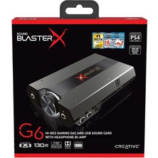 Creative Sound Blasterx G6 - 7.1 - Hi-Res -32BIT/384KHZ Harici Ses Kartı