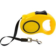 Retractable Leash Retractable Dog Leash Makaralı Köpek Gezdirme Sarı Renk 3 M