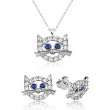 KENPAZAR Gumush Gümüş Kedi Çocuk Set