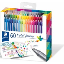 Staedtler Triplus Fineliner Kalem Karışık 0,3 mm  60'lı 334 C60