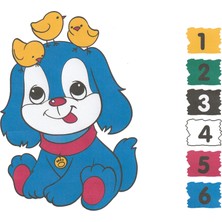 Okutan Okulmix Montessori Sayılarla Tuval Boyama Set 25 x 35 cm