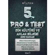 Bilfen Yayınları 5. Sınıf Pro&Test 6'lı Soru Bankası Seti