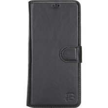 Burkley Samsung Galaxy S8 Plus Siyah Deri Cüzdan Telefon Kılıfı
