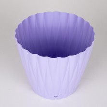 Veramaya Plastik Istiridye Saksı No:2 Lila 1,6 Litre 15X13 cm