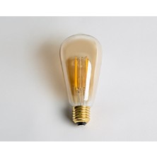 Cata 3 Adet Ct 4313 Cata 6W Dimmerli Rustik LED Ampul Ambere-27 Duy