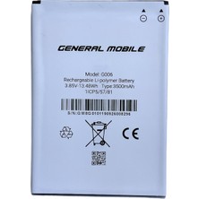 General Mobile Gm8 Go 3500MAH Batarya