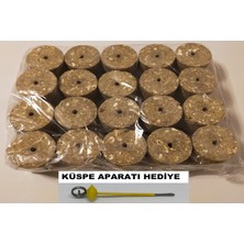 Sazan Rig Sazan Balık Avı Delikli Silindir Alabalık Küspesi 100 gr 20 Adet (2 Kg)