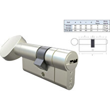 Yuma 68 mm Tuzaklı Mandallı (Topuzlu) Bilyalı Barel / Kilit Göbeği