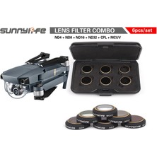 Profisher Dji Mavic Pro Kamera Lens Için 6 Lı Filtre Seti MCUV/CPL/ND4/ND8/ND16 /ND32