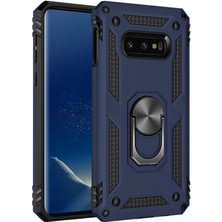 Kilifone - Galaxy S10E - Kılıf Yüzüklü Çift Katman Zırh Tank Vega Kapak