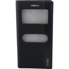 Nettech Vestel Venüs V3 5020 Uyumlu Kapaklı Kılıf Siyah