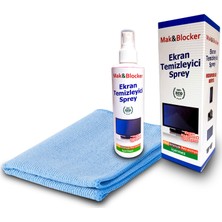 Mak & Blocker Tv Ekran Temizleme Spreyi 250 ml + Mikrofiber Temizleyici Bez