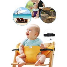 Coozy Baby Kumaş Mama Sandalyesi Mama Sandalyesi Emniyet Kemeri