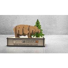 Wood and Cute 3D Puzzle HİPPO-0015