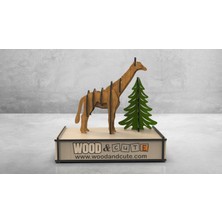 Wood and Cute 3D Puzzle GIRAFFE-0013