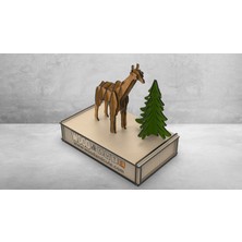 Wood and Cute 3D Puzzle GIRAFFE-0013