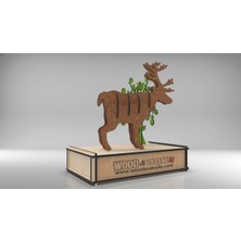 Wood and Cute 3D Puzzle DEER-0011