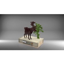 Wood and Cute 3D Puzzle DEER-0011