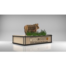 Wood and Cute 3D Puzzle SHEEP-0011