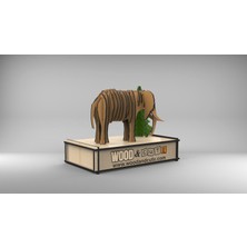 Wood and Cute 3D Puzzle ELEPHANT-0018