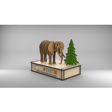 Wood and Cute 3D Puzzle ELEPHANT-0018