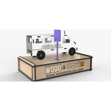 Wood and Cute 3D Puzzle AMBULANCE-017