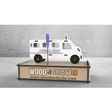 Wood and Cute 3D Puzzle AMBULANCE-017