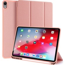 Ally Dux Ducis iPad Air 4 10.9 Kılıf Kalem Yerli Soft Tpu Mıknatıslı Kılıf AL-33410 Pembe