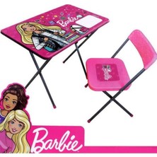 Barbie Çalışma Masası Masa Sandalye Takımı
