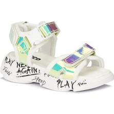 Vicco Filet Phylon Sandalet  Kız Çocuk Gümüş