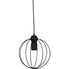 Özpolat Aydınlatma Dilim Tekli Sarkıt (Siyah)