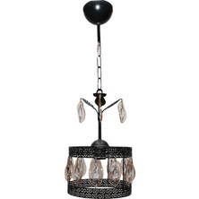 Özpolat Aydınlatma Şebboy Tekli Sarkıt (Siyah)