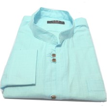 Kurular Tekstil Çift Düğme Uzunkol Pamuk Gömlek