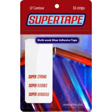 True Tape SUPERTAPE Protez Saç Bandı Oval (3/4'' - 2cm x 7.5cm) 36 Adet