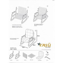 Yasü Mobilya Sallanan Koltuk Dinlenme Koltuğu Emzirme Koltuğu Baba Koltuğu Tv/kitap Koltuğu Bahçe Sandalyesi