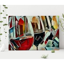 BK Modern Soyut Kanvas Tablo (30 x 50 Cm.) 17
