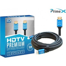 PrimeX Plus PX-01HDTV HDMI 5 Metre 8k/4k/2k Ultra Hdr 2.0V 7680P Pvc Kablo