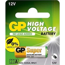 Gp Batterıes GP23A Super Alkalın 23A/MN21/V23GA Boy Pil 12V (1ADET)